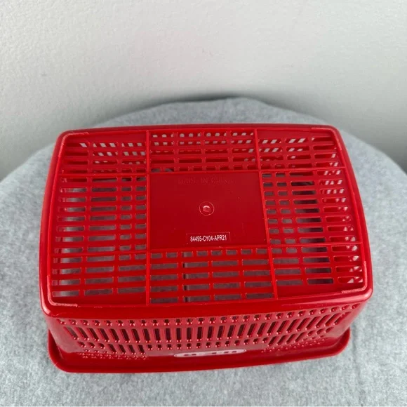 H-E-B Red Plastic Kids Shopping Basket - Picture 3 of 6
